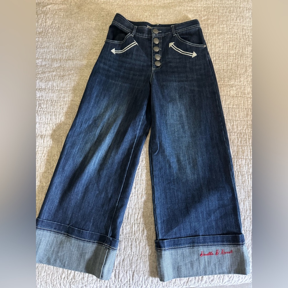 Double D Ranch Tracing Trinidad Jeans - Worn Once - Size 8